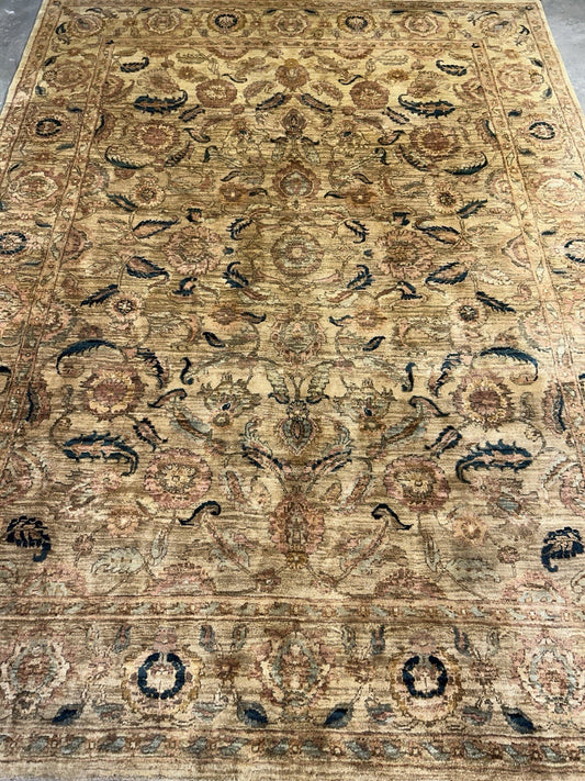 8’x10’ Hand-Knotted 100% Wool Pile Oriental Area Rug - Carpet
