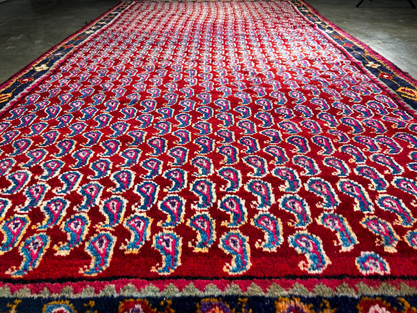 4'2" x 8'1" Hand-Knotted 100% Wool Carpet - Bidjare Area Rug