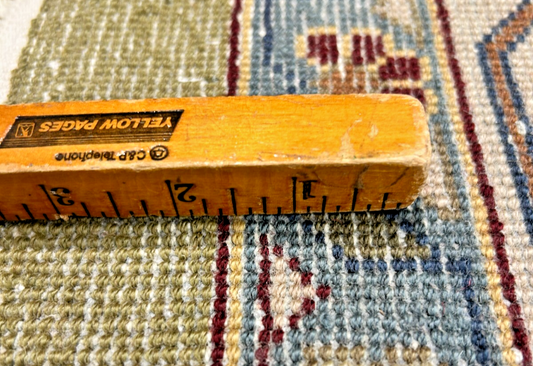 8'10"x11'8" Hand-Knotted 100% Wool Pile Oriental Rug