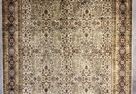 8'10"x11'10" Hand-Knotted 100% Wool Pile Oriental Rug