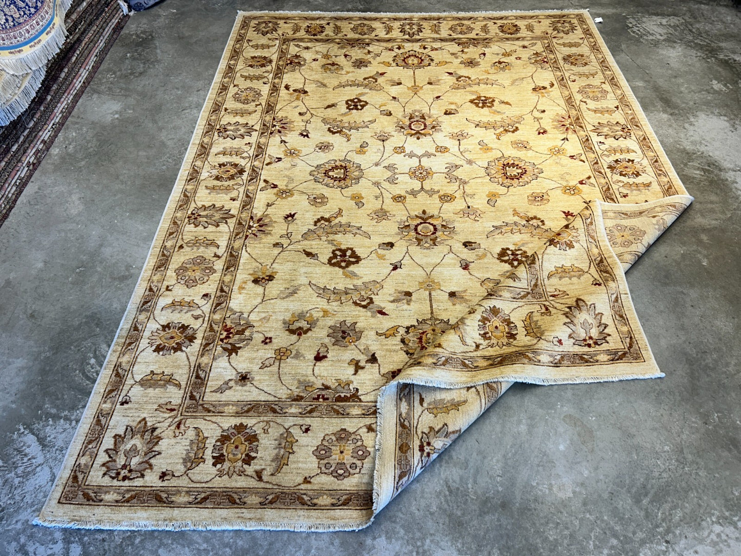 8'10"x12' Hand-Knotted 100% Wool Pile Oriental Rug