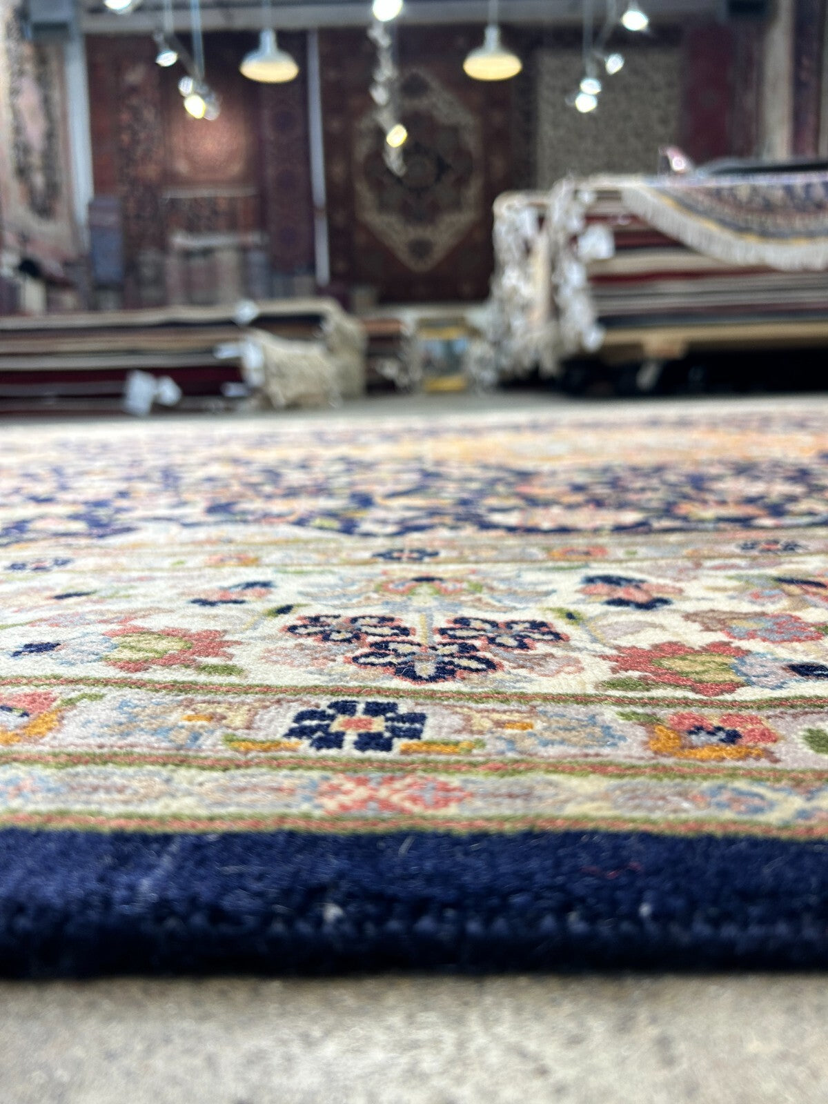 6'1"x9'4" Hand-Knotted 100% Wool Carpet - Pakpersian Kashane Area Rug