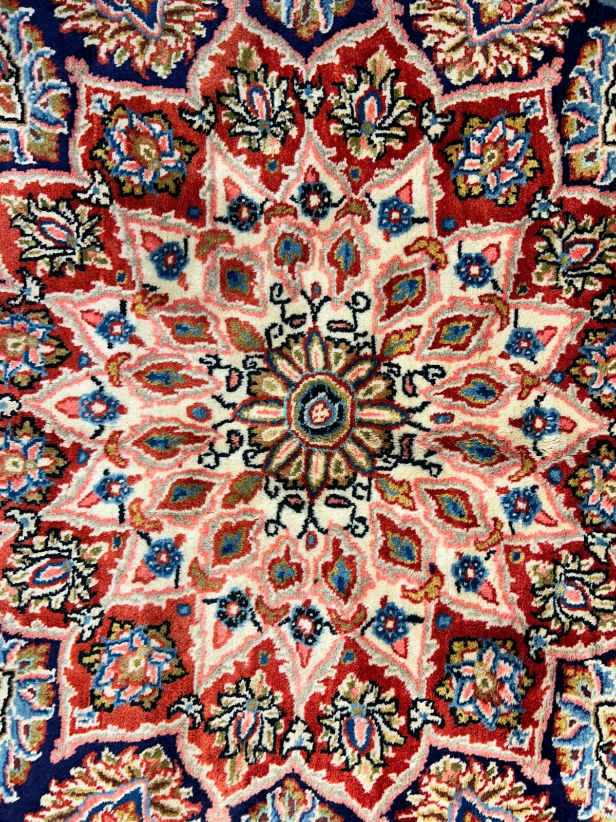 8'8"x12'6" Hand-Knotted 100% Wool Pile Kashmare Rug