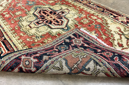 3'x5' Hand-Knotted 100% Wool Pile IndoSerapi Rug