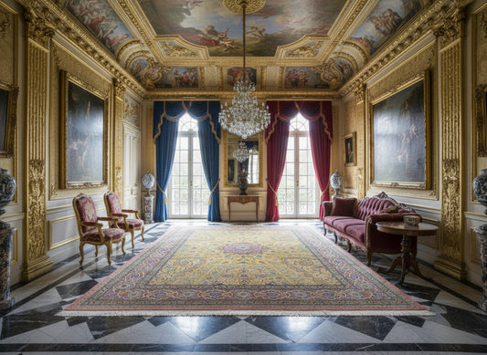 9'8"x12'11" Exquisite Signed Hand-Knotted 100% Silk Qume Rug