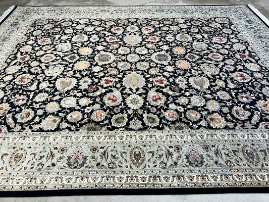 9'x12' Hand-Knotted 100% Wool Pile Sinopersian Carpet - Area Rug