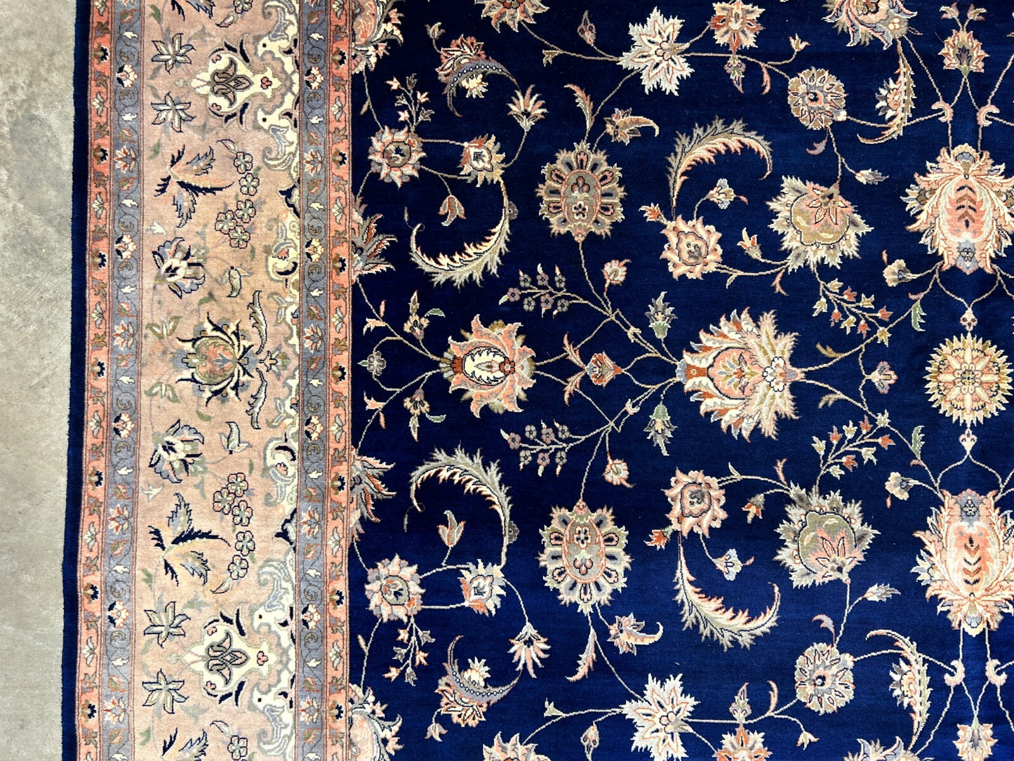 9'x12'3" Hand-Knotted 100% Lamb Wool Sinopersian Rug