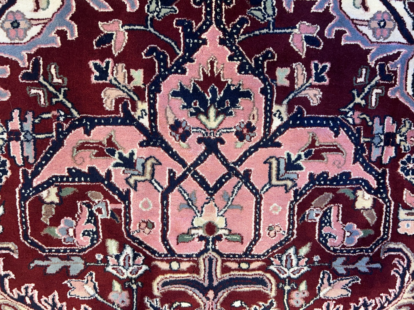 9'x11'9" Hand-Knotted 100% Wool Pile Herize Rug