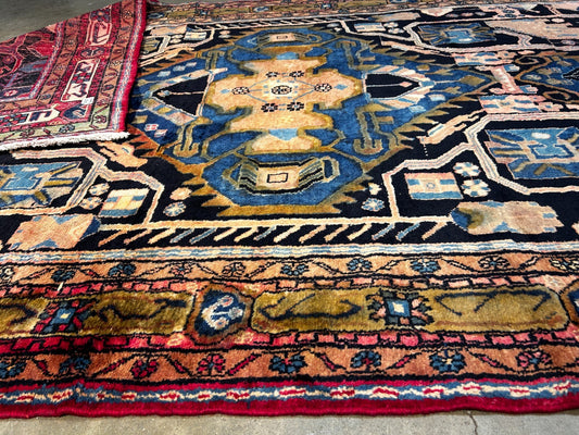 5'1" x 9'4" Hand-Knotted 100% Wool Carpet - Hamadane Area Rug