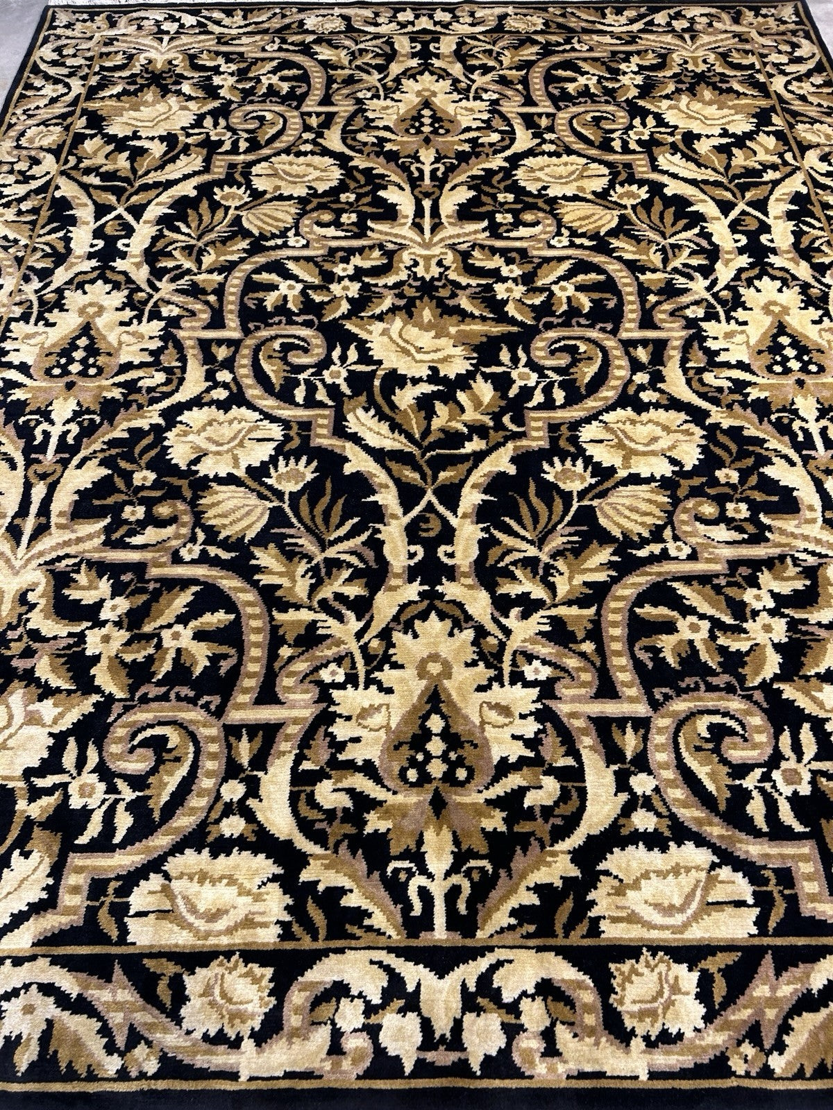 8’x10’ Hand-Knotted 100% Wool Pile Oriental Area Rug - Carpet