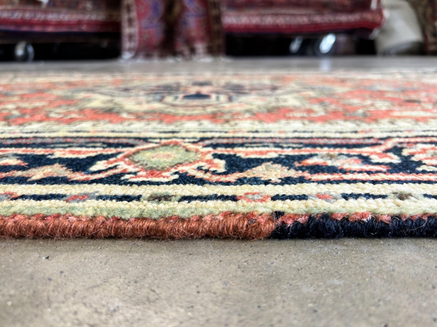 3'x5' Hand-Knotted 100% Wool Pile IndoSerapi Rug