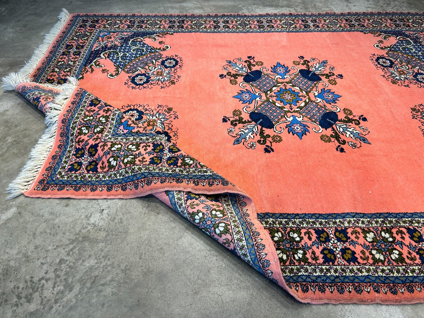 6'10"x9'1" Hand-Knotted 100% Wool Pile Morocco Carpet - Area Rug