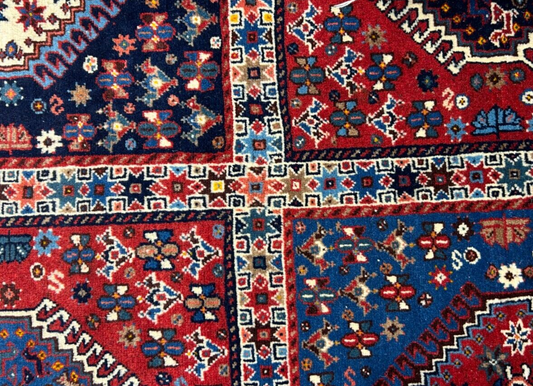 7'x9'7" Hand-Knotted 100% Wool Pile Yalame Carpet - Area Rug