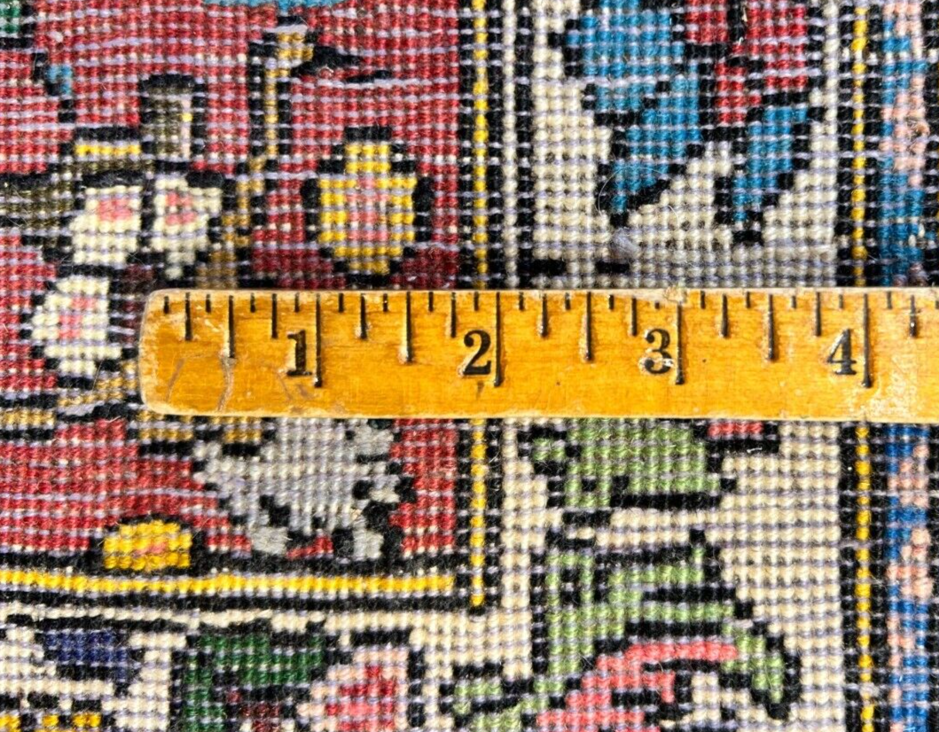 6'7"x10'4" Hand-Knotted 100% Lamb Wool Bakhtiarie Carpet - Area Rug