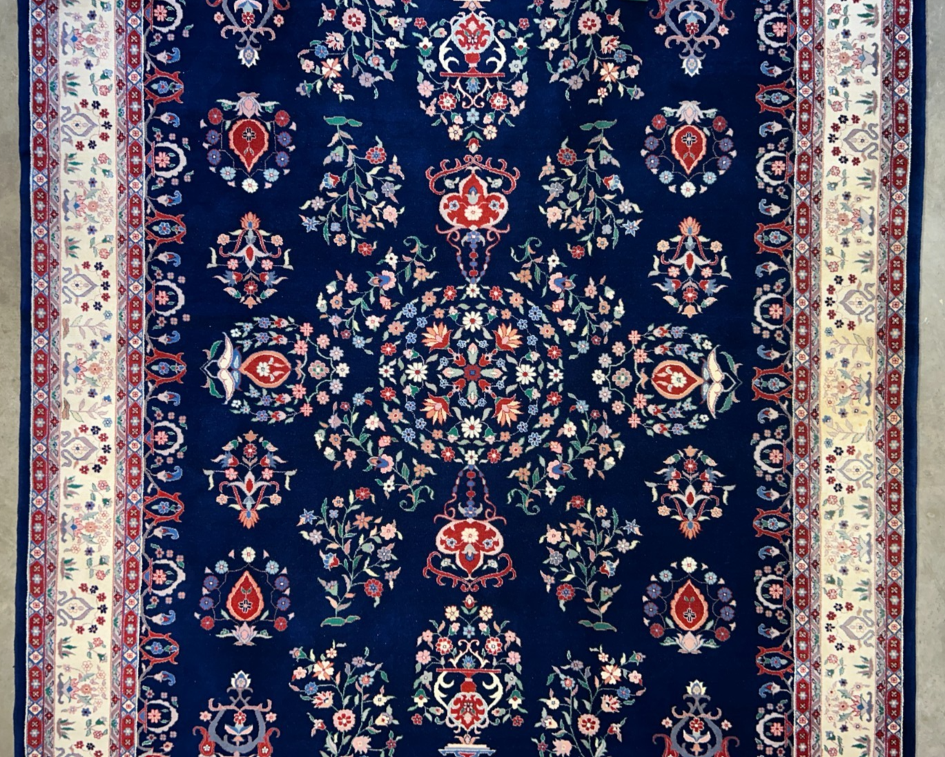 9'x12' Fine Hand-Knotted 100% Lamb Wool Pile SinoPersian Rug