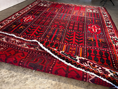 5'5" x 7'6'' Hand-Knotted 100% Wool Pile Bakhtiare Area Rug