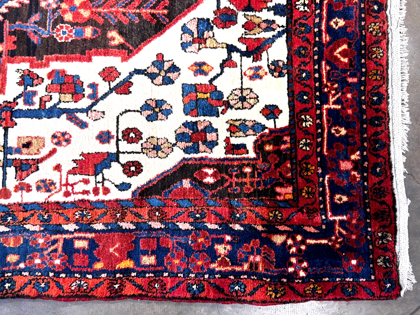 5'4" x 10'4" Hand-Knotted 100% Wool Nahavande Area Rug