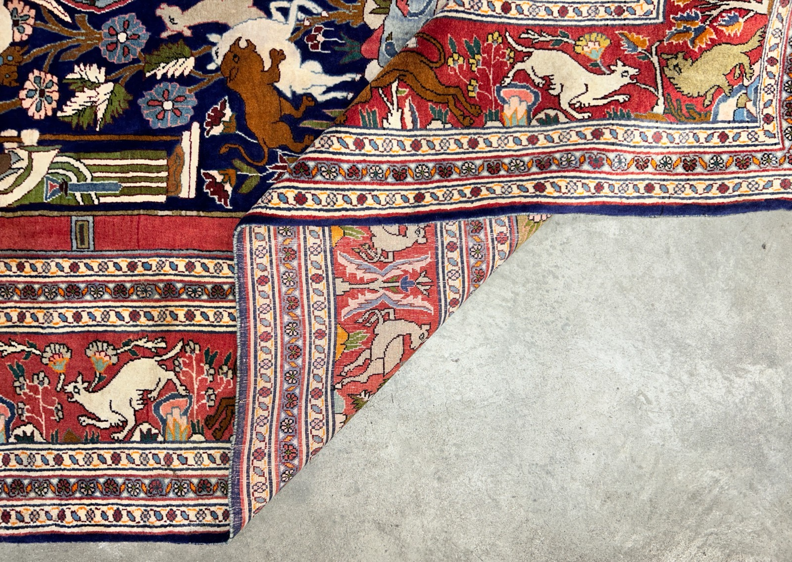 8'4"x11'10" Hand-Knotted 100% Wool Pile Pictorial Kolyayie Rug