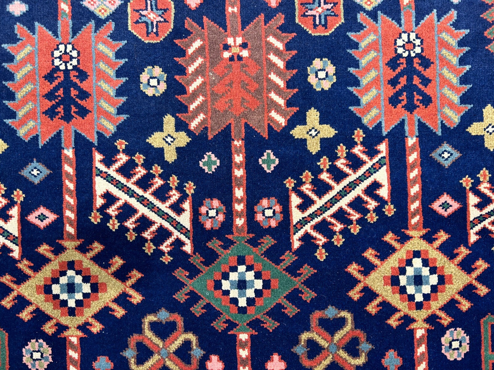 5'10"x8'9" Hand-Knotted 100% Wool Carpet - Kazak Area Rug