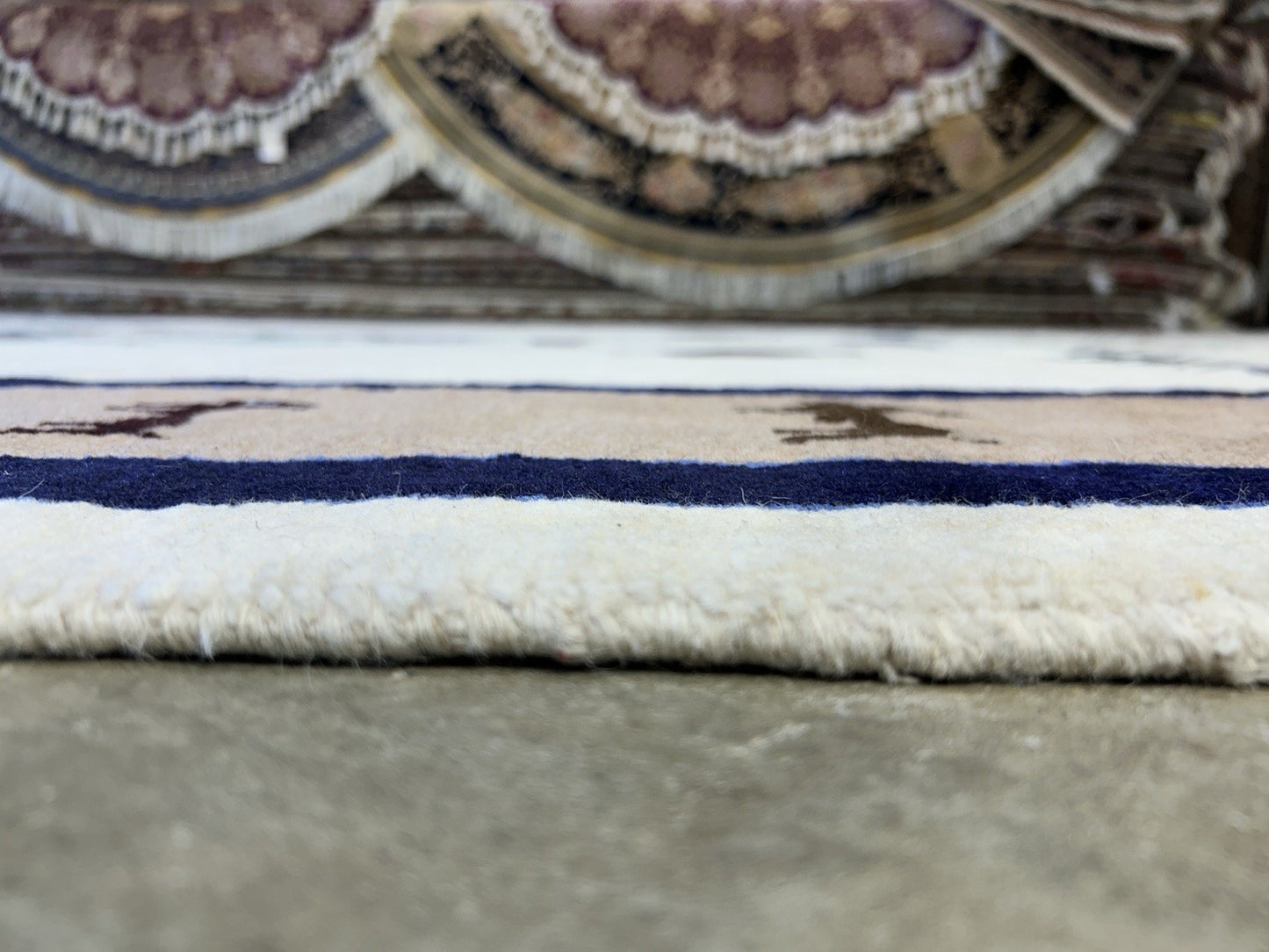 6’5”x9’6” Hand-Knotted 100% Wool Pile Oriental Area Rug - Carpet