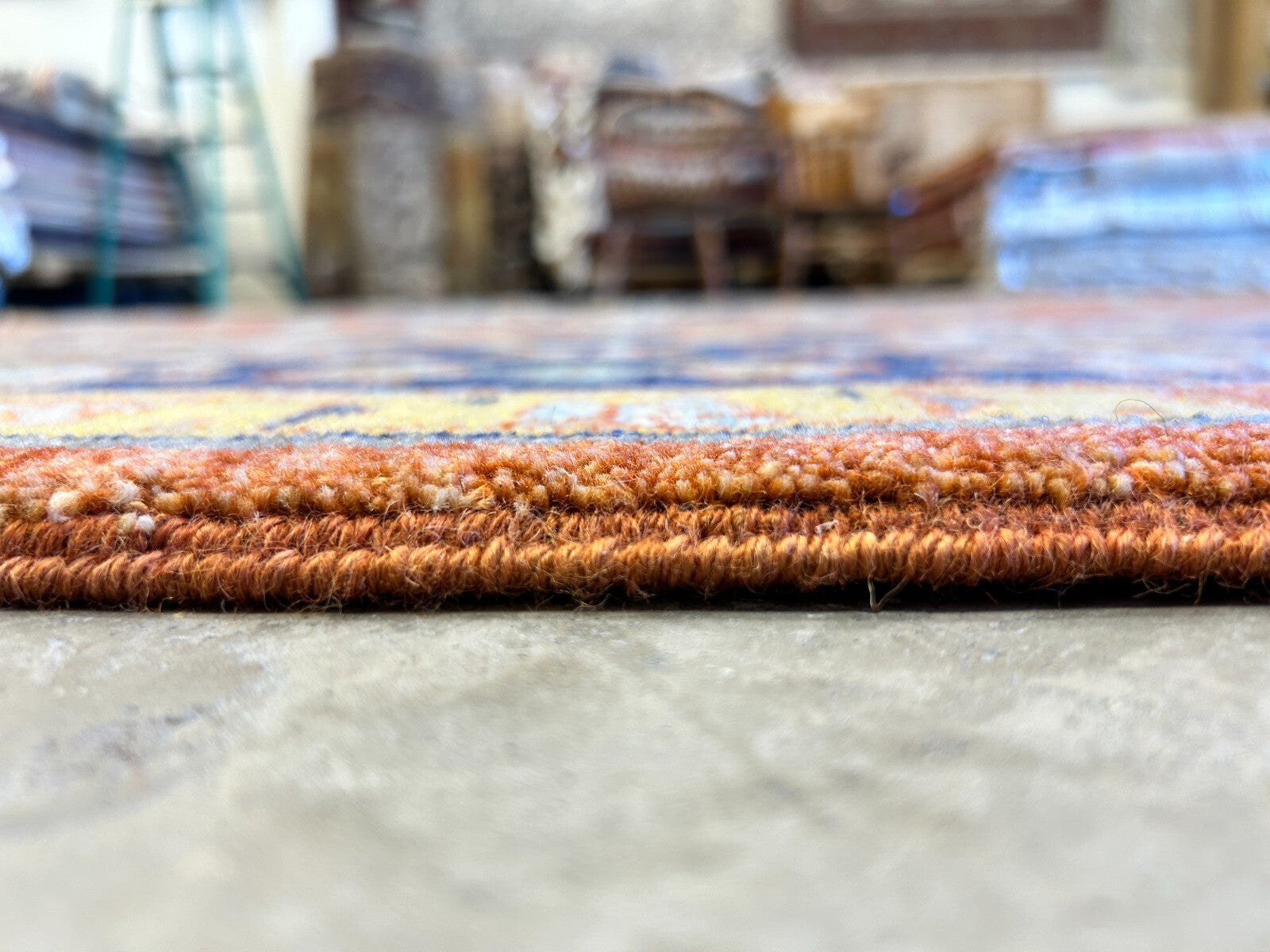 9'x12' Hand-Knotted 100% Lamb Wool  Serapie Design Carpet - Area Rug