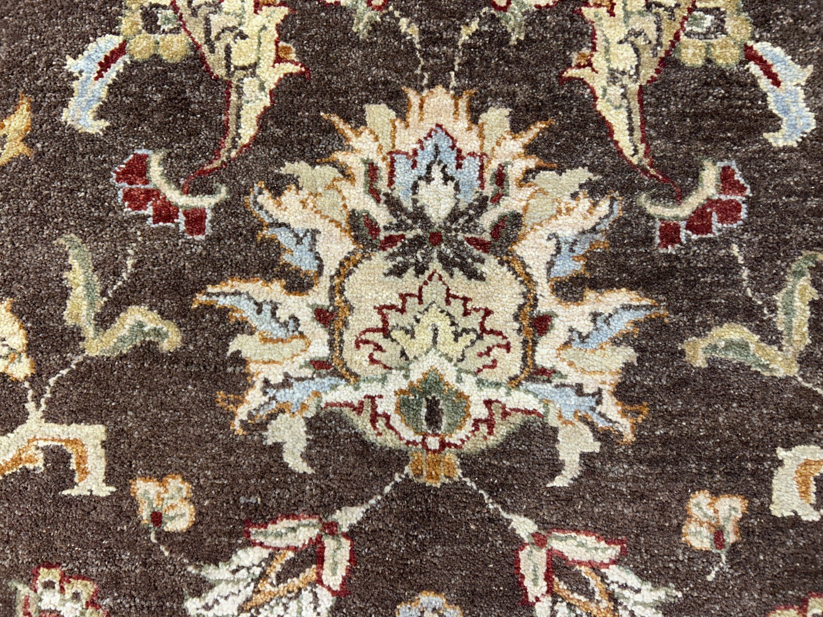 9'x11'10" Hand-Knotted 100% Wool Pile Pishawar Rug