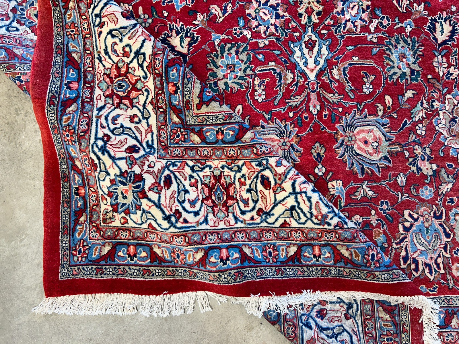 9'3"x12'6" Hand-Knotted 100% Wool Pile Mashade Rug