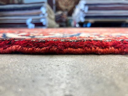 7'0"x9'11" Hand-Knotted 100% Lamb Wool Bakhtiarie Carpet - Area Rug