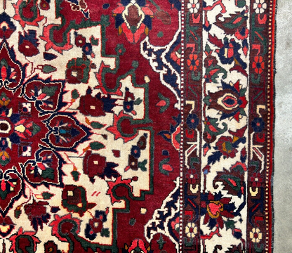 6'8"x9'9" Hand-Knotted 100% Wool Pile Bakhtiarie Carpet - Area Rug