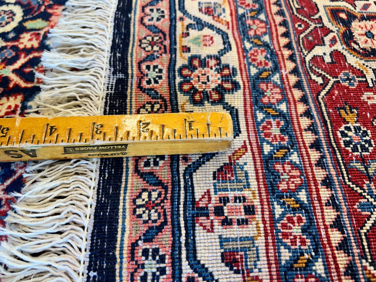 8'11"x11'8" Hand-Knotted 100% Wool Pile Bidjar Rug