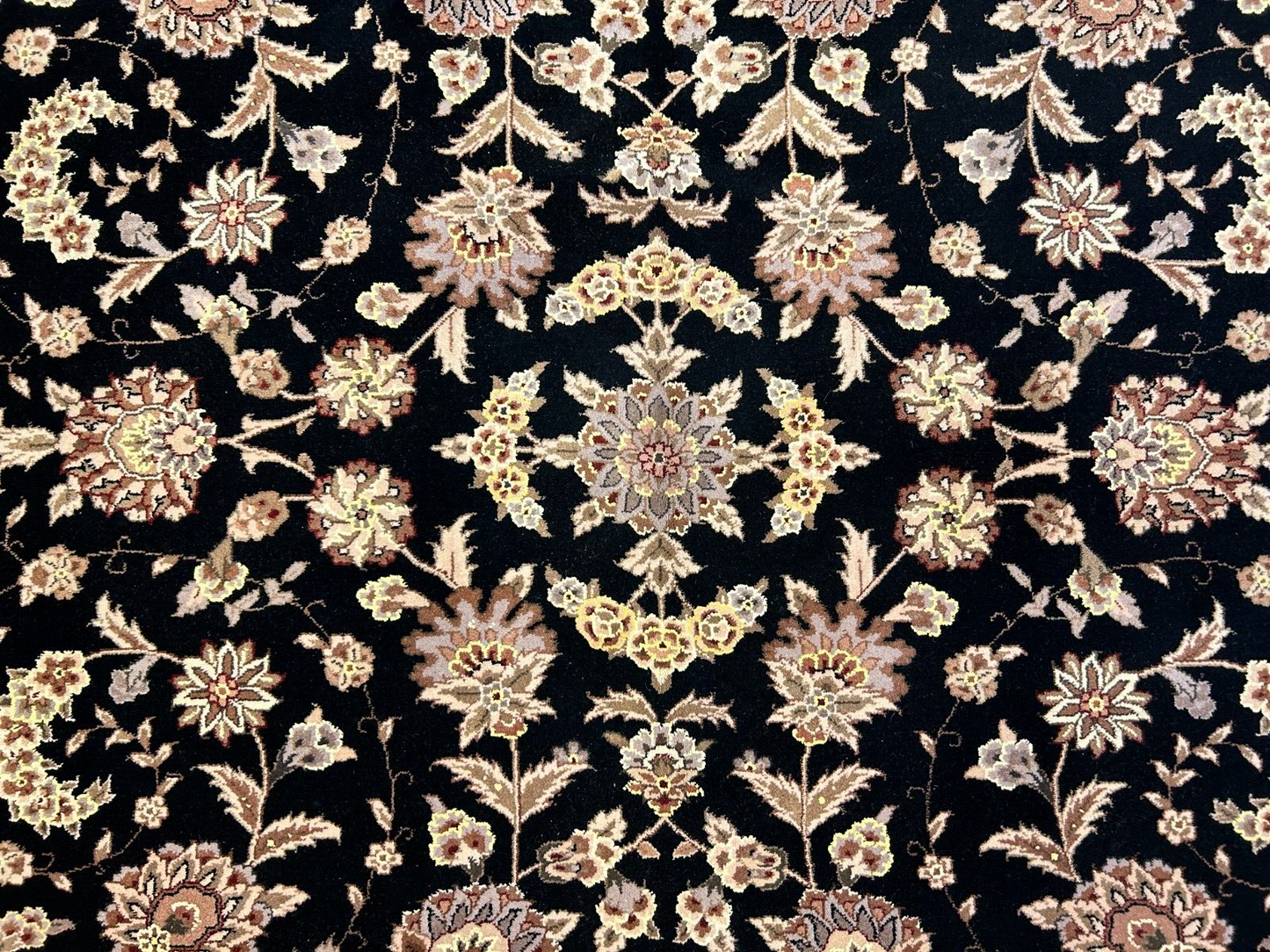 8'6"x11'6" Hand-Knotted Wool & Silk Pile Sinopersian Carpet - Area Rug