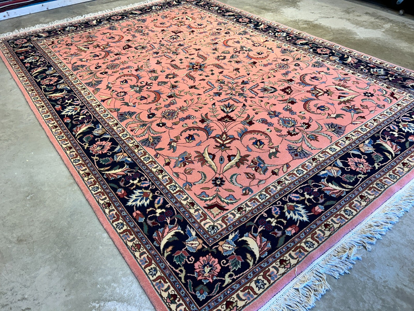 9'x12' Hand-Knotted 100% Wool Pile Romanian Rug