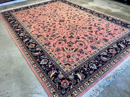 9'x12' Hand-Knotted 100% Wool Pile Romanian Rug