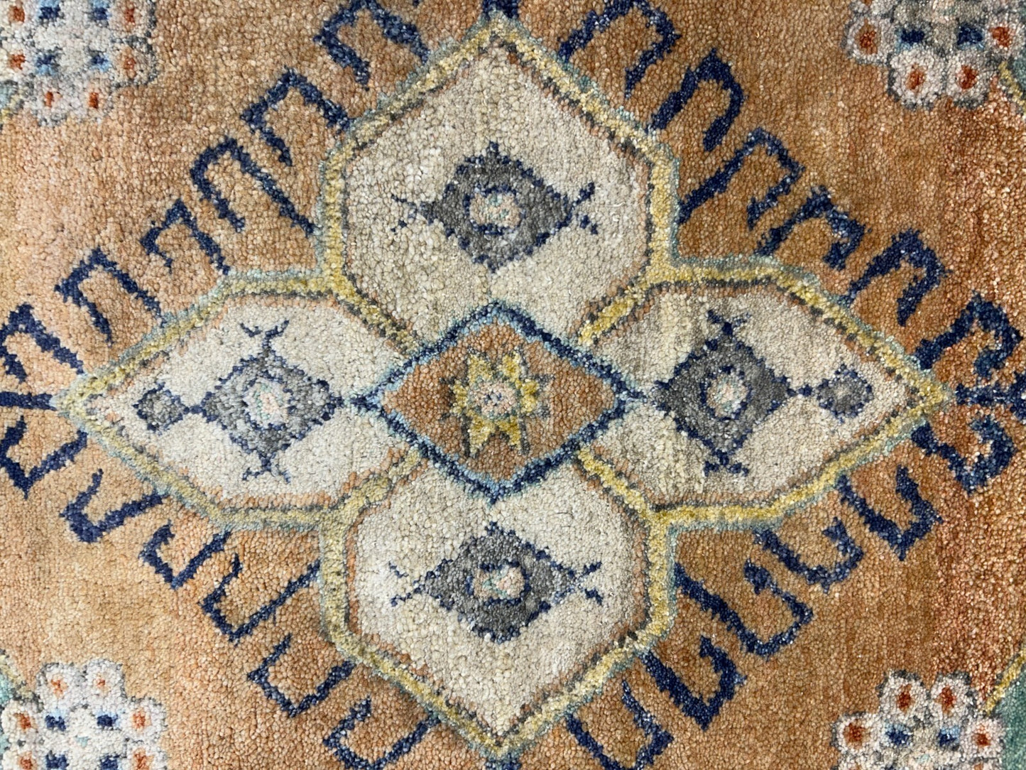9'2"x11'11" Hand-Knotted 100%  Wool Pile IndoSerapi Rug