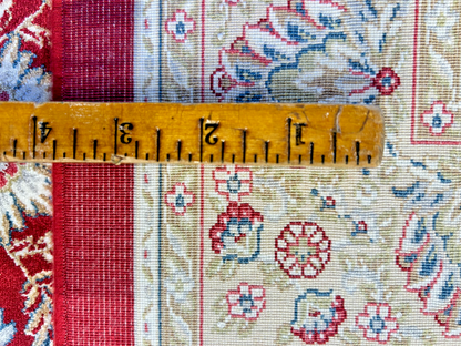 2'8"x4'1" Hand-Knotted 100% Silk Persiane Style Prayer Rug