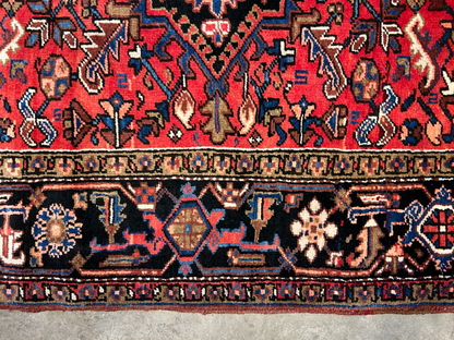 8'2"x11'1" Hand-Knotted 100% Wool Pile Herize Rug