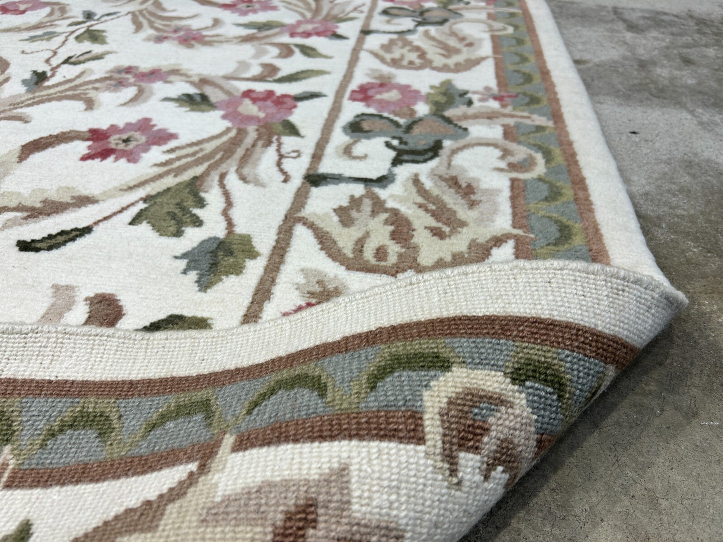 6'x9' Hand-Knotted 100% Wool Pile Art Deco Carpet - Area Rug