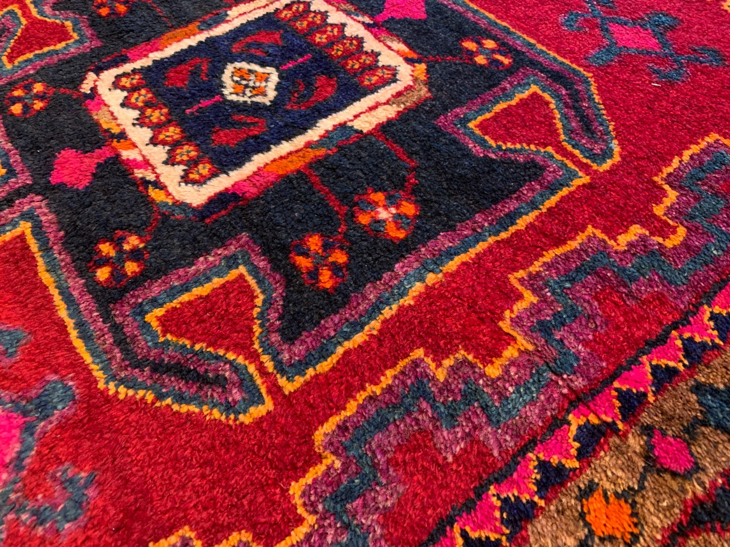 4'0"x 7'5" Hand-Knotted 100% Wool Pile Mousele Area Rug - Carpet