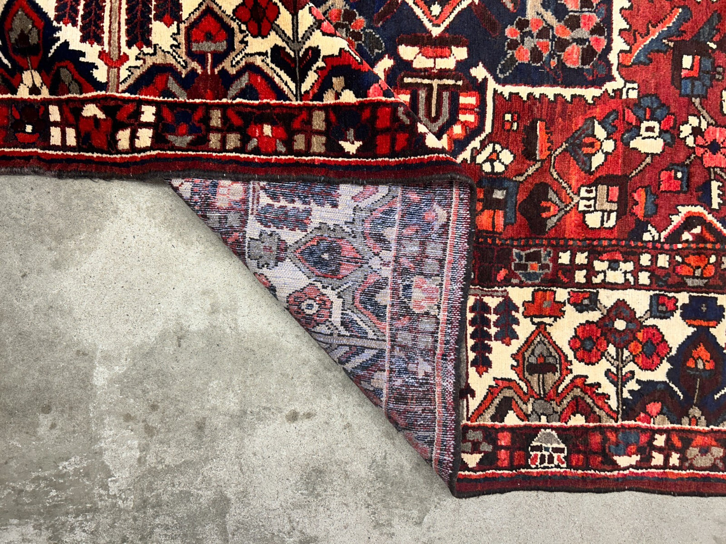 10'3"x12'2" Hand-Knotted 100% Wool Pile Bakhtiarie Rug