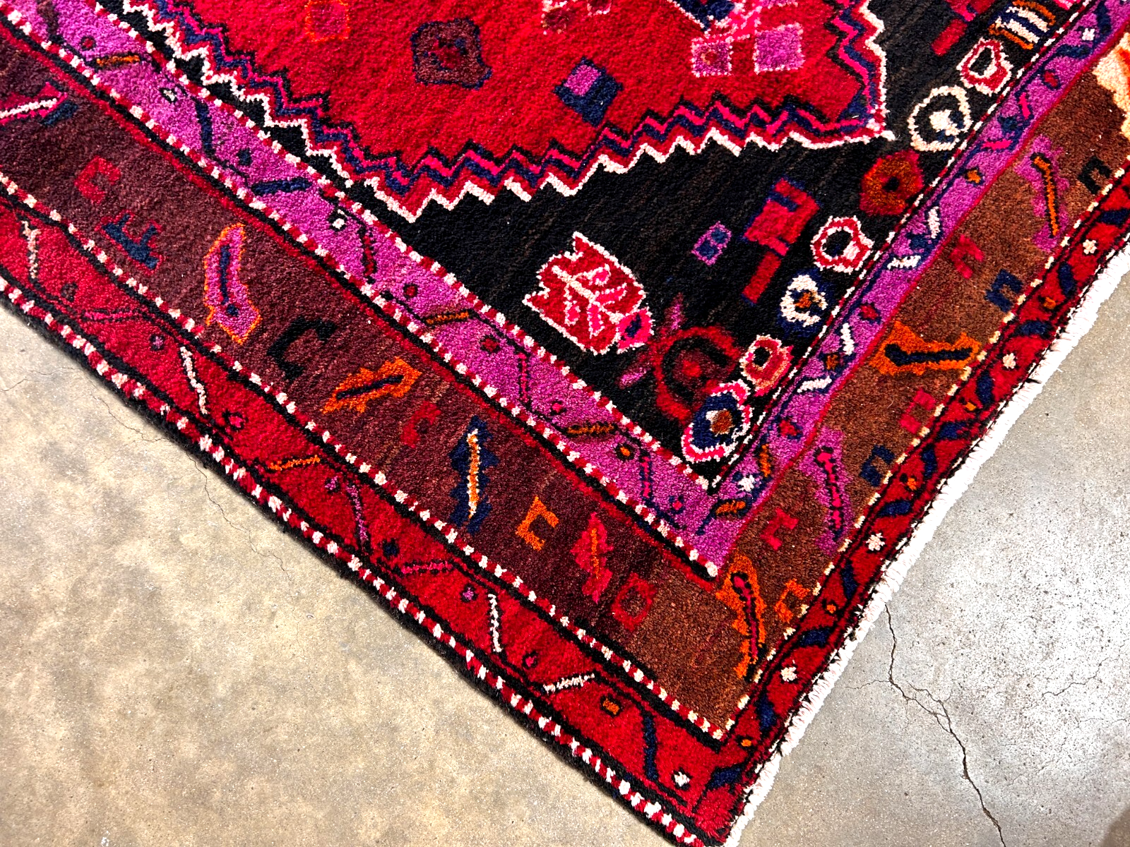 4'5" x 8'10'' Hand-Knotted 100% Lamb Wool Mousele Area Rug - Carpet