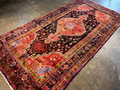 4'10" x 9'7" Hand-Knotted 100% Wool Carpet - Nahavande Area Rug