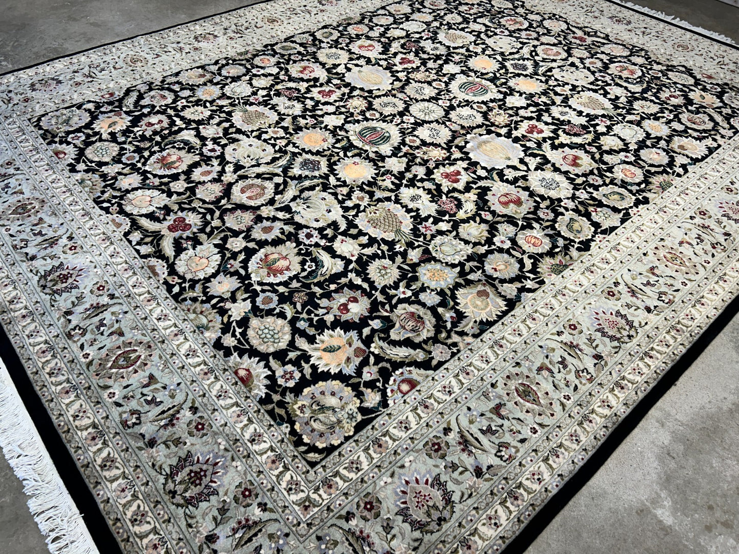 9'x12' Hand-Knotted 100% Wool Pile Sinopersian Carpet - Area Rug