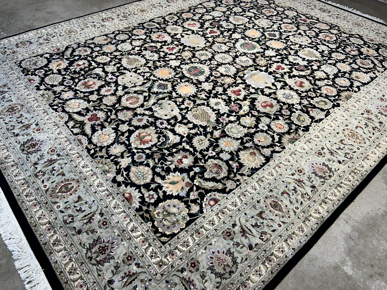 9'x12' Hand-Knotted 100% Wool Pile Sinopersian Carpet - Area Rug