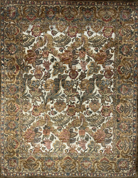 8’x10’ Hand-Knotted 100% Wool Pile Oriental Area Rug - Carpet