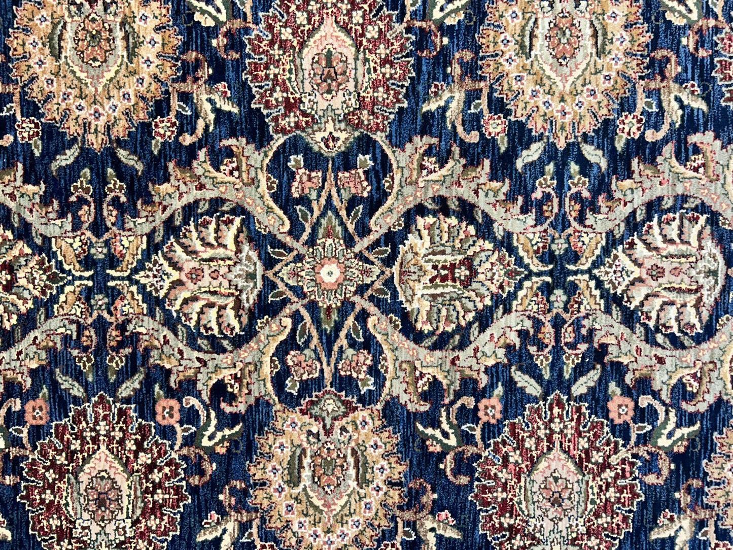 9'x12'2" Hand-Knotted 100% Wool Pile Oriental Rug