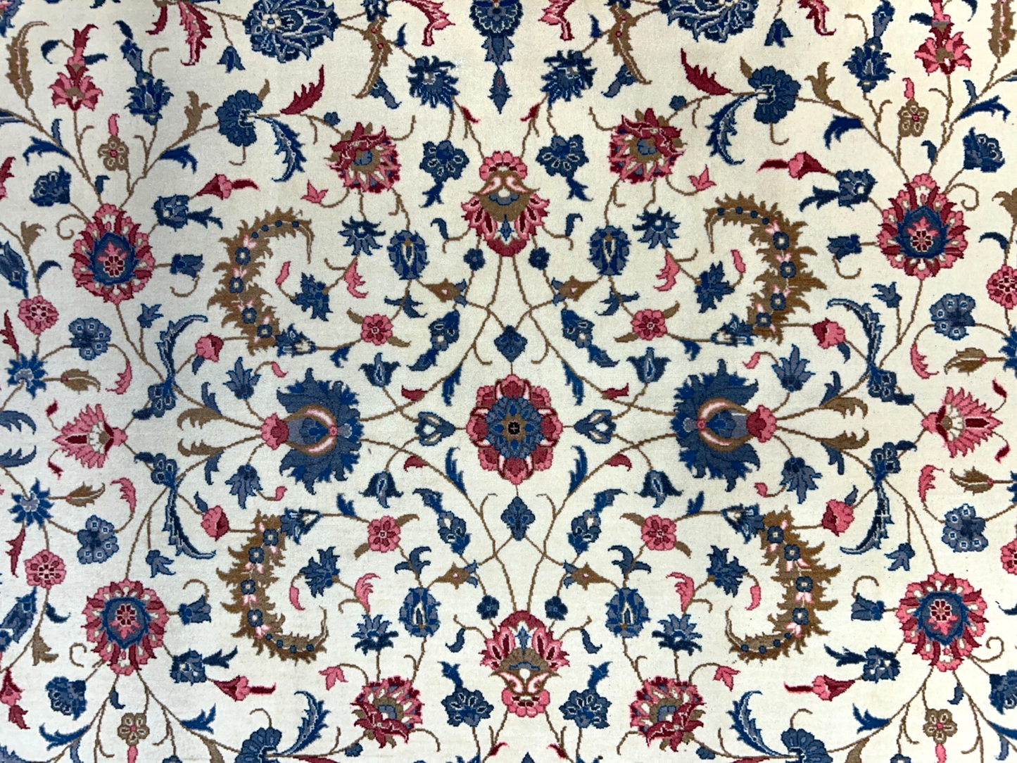 9'2"x12'1" Hand-Knotted 100% Wool Pile Oriental Rug