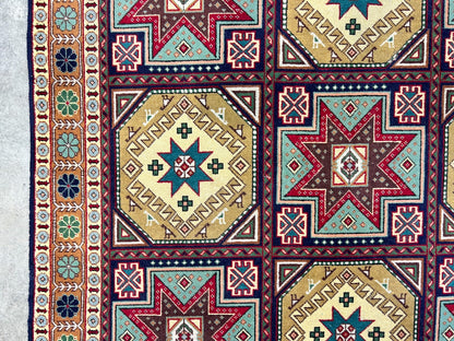 3'5"x5'4" Hand-Knotted 100% Wool Pile Tabrize Rug