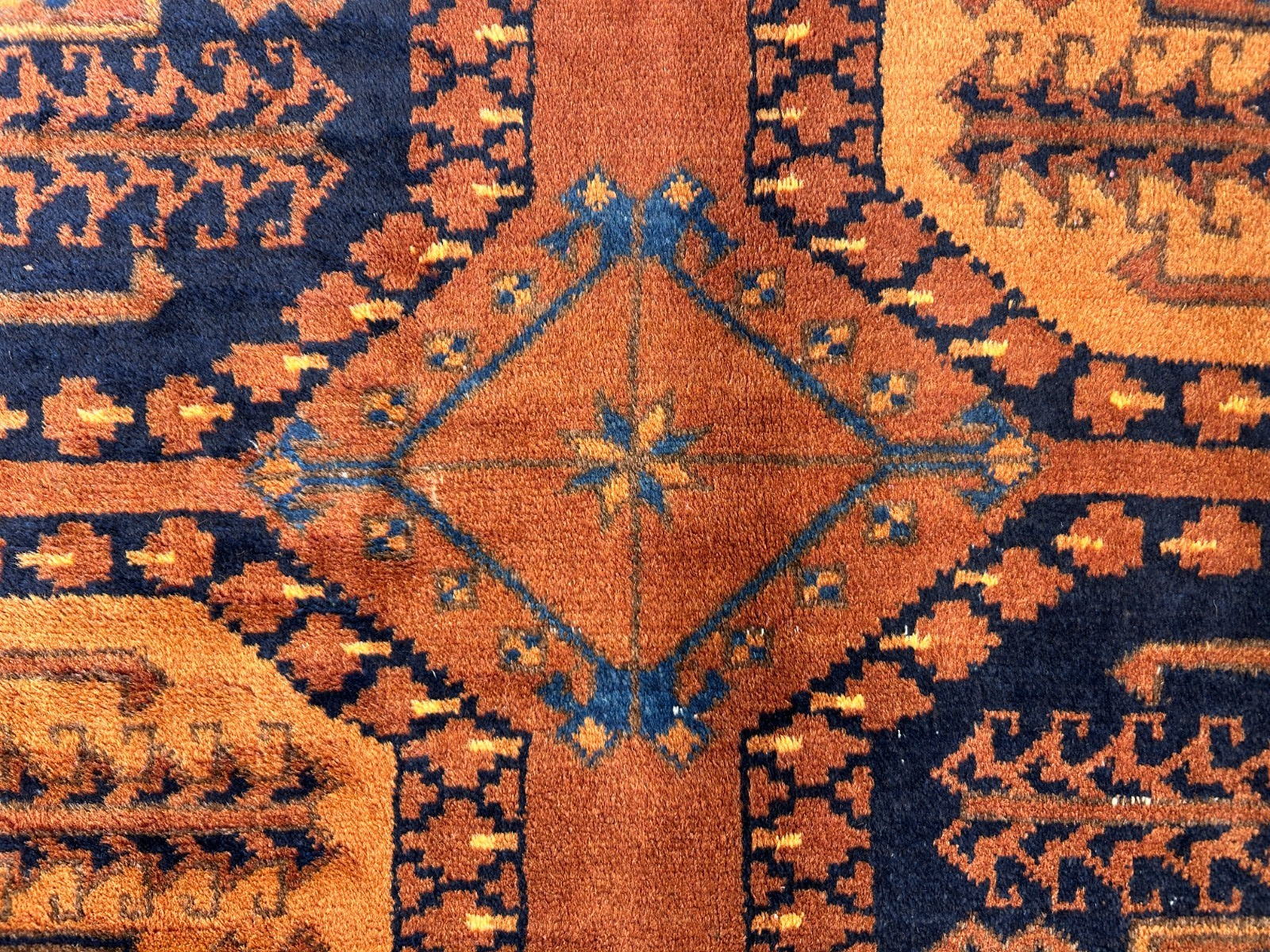 8'8"x12'1" Hand-Knotted 100%  Wool Pile Bokhara Rug