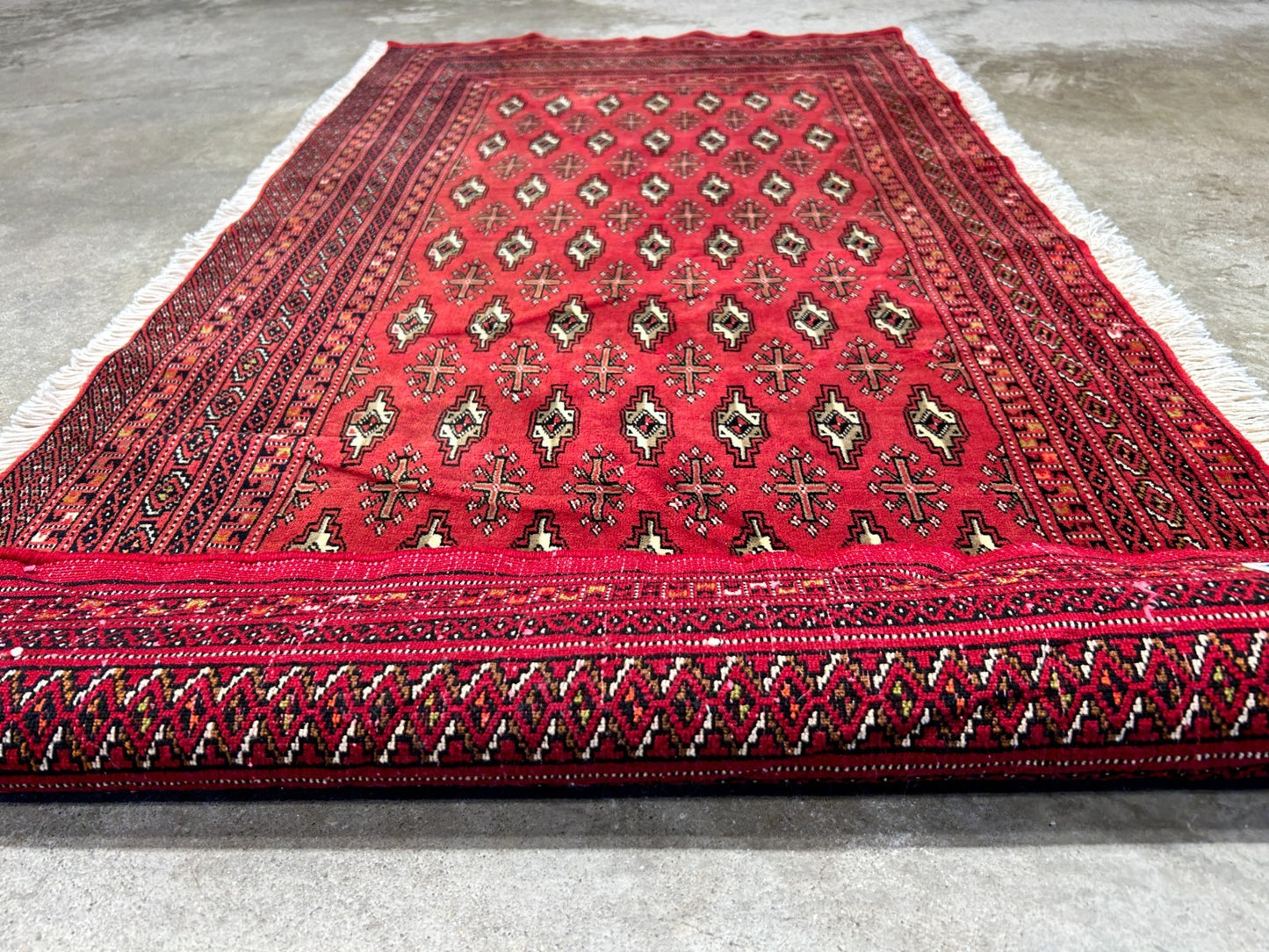 2'5"x4'9" Hand-Knotted 100% Wool Persiane Turkamane Area Rug