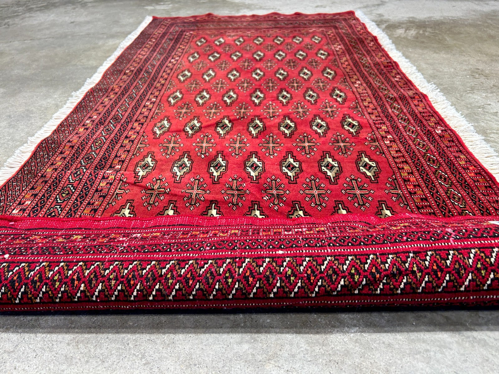 2'5"x4'9" Hand-Knotted 100% Wool Persiane Turkamane Area Rug